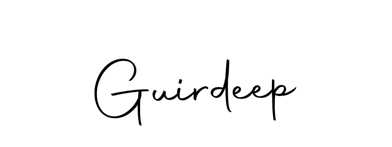 Make a beautiful signature design for name Guirdeep. Use this online signature maker to create a handwritten signature for free. Guirdeep signature style 10 images and pictures png