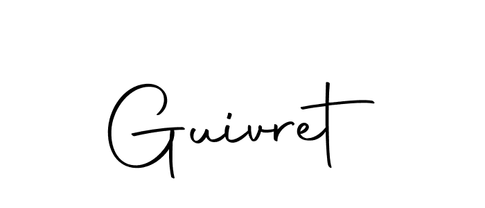 Guivret stylish signature style. Best Handwritten Sign (Autography-DOLnW) for my name. Handwritten Signature Collection Ideas for my name Guivret. Guivret signature style 10 images and pictures png