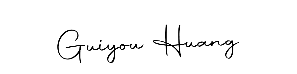 Design your own signature with our free online signature maker. With this signature software, you can create a handwritten (Autography-DOLnW) signature for name Guiyou Huang. Guiyou Huang signature style 10 images and pictures png