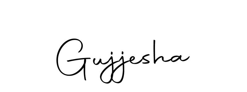 Make a beautiful signature design for name Gujjesha. With this signature (Autography-DOLnW) style, you can create a handwritten signature for free. Gujjesha signature style 10 images and pictures png