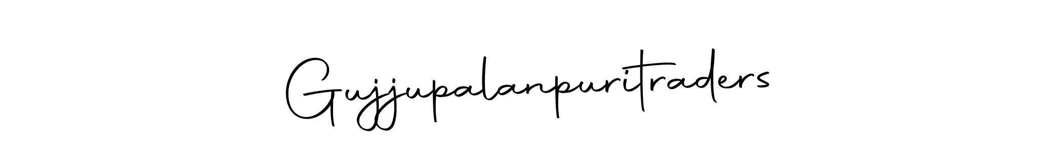 Design your own signature with our free online signature maker. With this signature software, you can create a handwritten (Autography-DOLnW) signature for name Gujjupalanpuritraders. Gujjupalanpuritraders signature style 10 images and pictures png