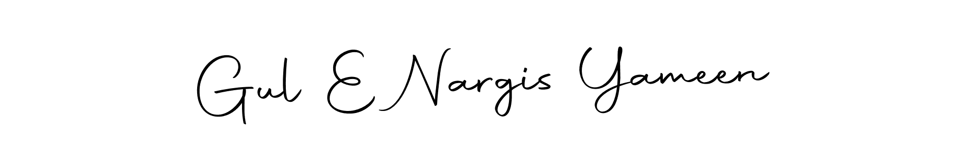 You can use this online signature creator to create a handwritten signature for the name Gul E Nargis Yameen. This is the best online autograph maker. Gul E Nargis Yameen signature style 10 images and pictures png