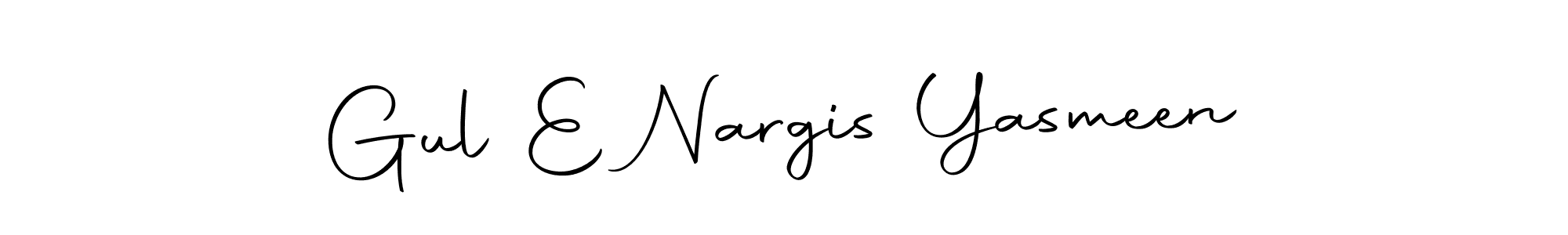 Design your own signature with our free online signature maker. With this signature software, you can create a handwritten (Autography-DOLnW) signature for name Gul E Nargis Yasmeen. Gul E Nargis Yasmeen signature style 10 images and pictures png