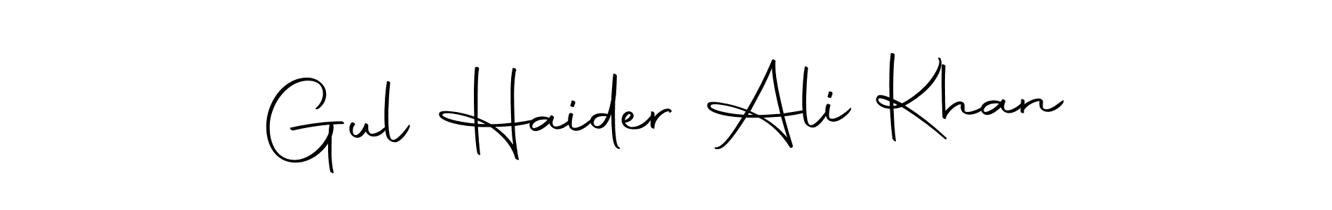 Make a beautiful signature design for name Gul Haider Ali Khan. Use this online signature maker to create a handwritten signature for free. Gul Haider Ali Khan signature style 10 images and pictures png