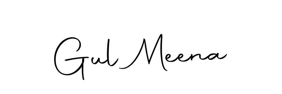 Design your own signature with our free online signature maker. With this signature software, you can create a handwritten (Autography-DOLnW) signature for name Gul Meena. Gul Meena signature style 10 images and pictures png