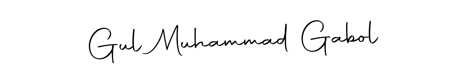 How to make Gul Muhammad Gabol name signature. Use Autography-DOLnW style for creating short signs online. This is the latest handwritten sign. Gul Muhammad Gabol signature style 10 images and pictures png