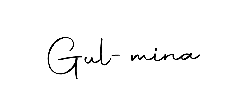 You can use this online signature creator to create a handwritten signature for the name Gul-mina. This is the best online autograph maker. Gul-mina signature style 10 images and pictures png