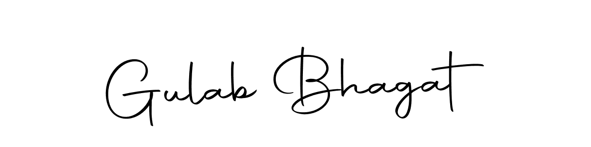 Create a beautiful signature design for name Gulab Bhagat. With this signature (Autography-DOLnW) fonts, you can make a handwritten signature for free. Gulab Bhagat signature style 10 images and pictures png