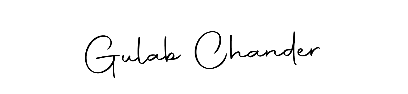 How to make Gulab Chander signature? Autography-DOLnW is a professional autograph style. Create handwritten signature for Gulab Chander name. Gulab Chander signature style 10 images and pictures png