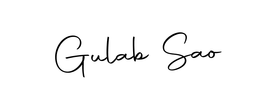 Gulab Sao stylish signature style. Best Handwritten Sign (Autography-DOLnW) for my name. Handwritten Signature Collection Ideas for my name Gulab Sao. Gulab Sao signature style 10 images and pictures png