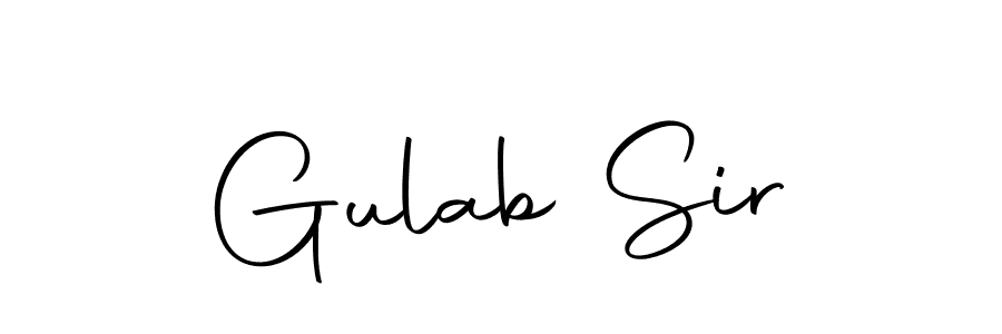 Make a beautiful signature design for name Gulab Sir. With this signature (Autography-DOLnW) style, you can create a handwritten signature for free. Gulab Sir signature style 10 images and pictures png