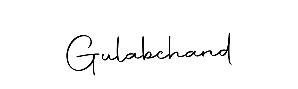 How to make Gulabchand signature? Autography-DOLnW is a professional autograph style. Create handwritten signature for Gulabchand name. Gulabchand signature style 10 images and pictures png