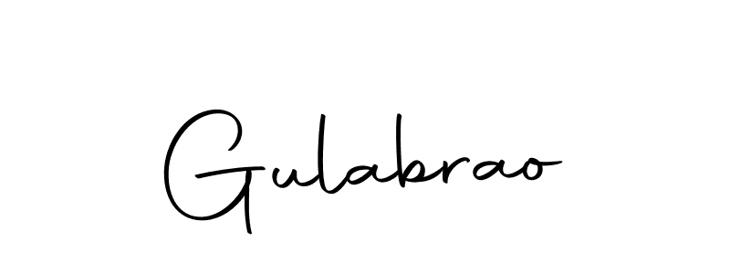 Design your own signature with our free online signature maker. With this signature software, you can create a handwritten (Autography-DOLnW) signature for name Gulabrao. Gulabrao signature style 10 images and pictures png