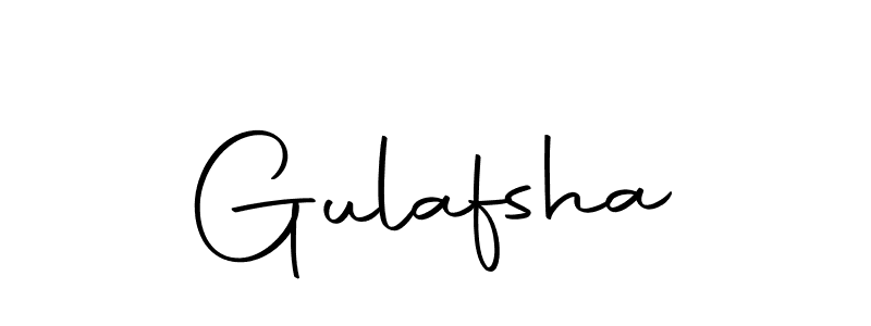 Design your own signature with our free online signature maker. With this signature software, you can create a handwritten (Autography-DOLnW) signature for name Gulafsha. Gulafsha signature style 10 images and pictures png