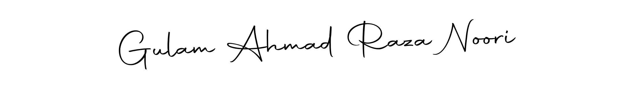 This is the best signature style for the Gulam Ahmad Raza Noori name. Also you like these signature font (Autography-DOLnW). Mix name signature. Gulam Ahmad Raza Noori signature style 10 images and pictures png