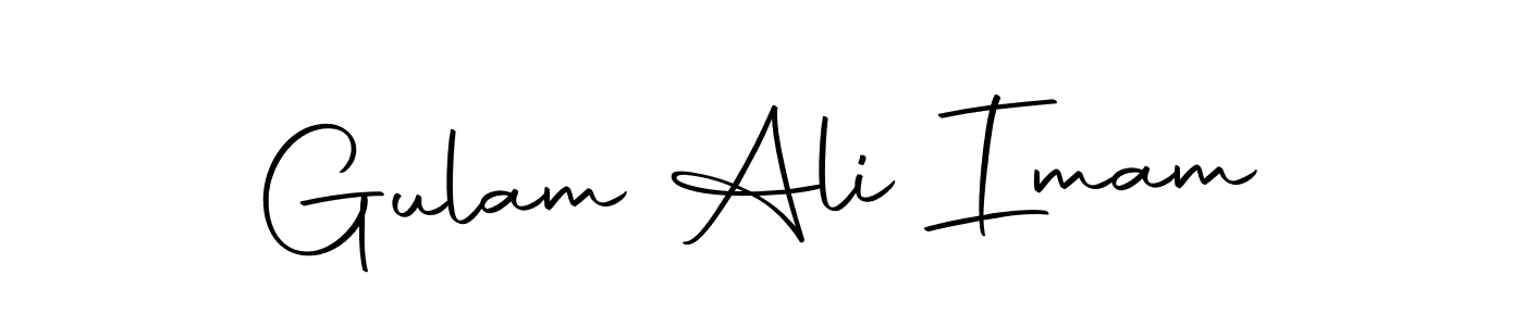 Design your own signature with our free online signature maker. With this signature software, you can create a handwritten (Autography-DOLnW) signature for name Gulam Ali Imam. Gulam Ali Imam signature style 10 images and pictures png