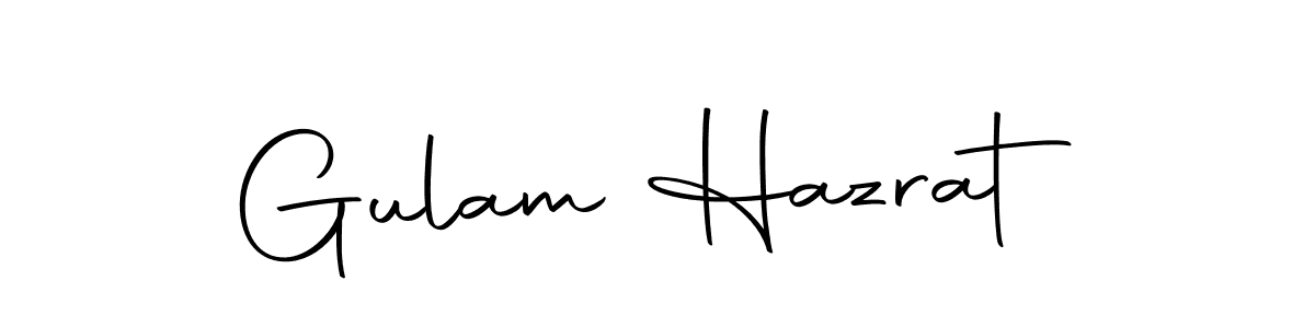 Also we have Gulam Hazrat name is the best signature style. Create professional handwritten signature collection using Autography-DOLnW autograph style. Gulam Hazrat signature style 10 images and pictures png