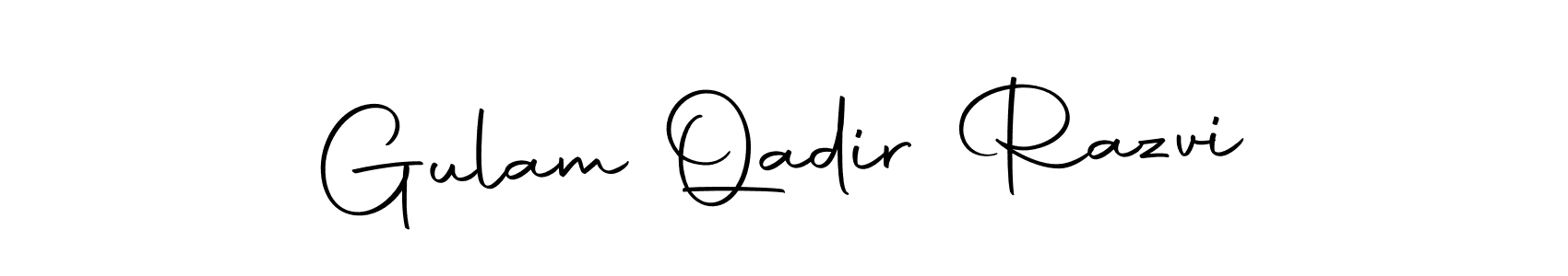 Check out images of Autograph of Gulam Qadir Razvi name. Actor Gulam Qadir Razvi Signature Style. Autography-DOLnW is a professional sign style online. Gulam Qadir Razvi signature style 10 images and pictures png