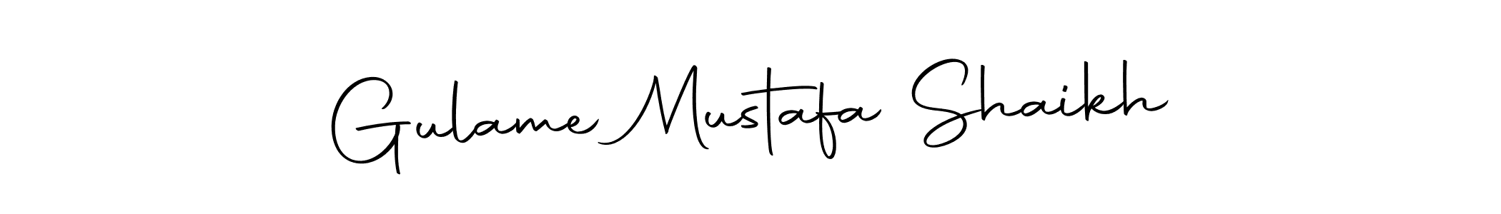 This is the best signature style for the Gulame Mustafa Shaikh name. Also you like these signature font (Autography-DOLnW). Mix name signature. Gulame Mustafa Shaikh signature style 10 images and pictures png