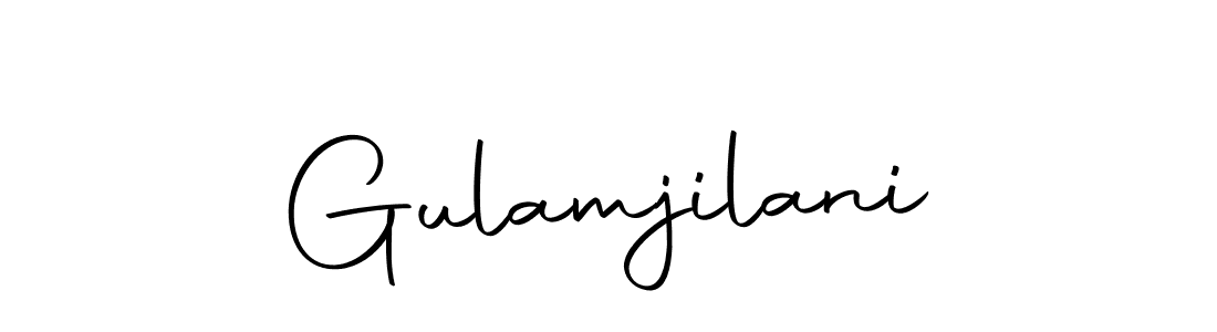 You should practise on your own different ways (Autography-DOLnW) to write your name (Gulamjilani) in signature. don't let someone else do it for you. Gulamjilani signature style 10 images and pictures png