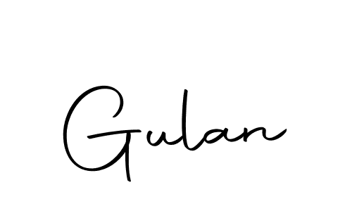 Create a beautiful signature design for name Gulan. With this signature (Autography-DOLnW) fonts, you can make a handwritten signature for free. Gulan signature style 10 images and pictures png