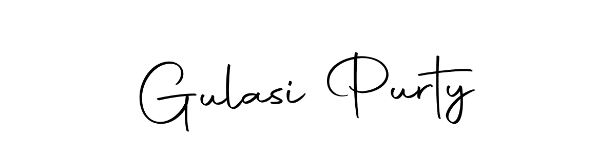Make a beautiful signature design for name Gulasi Purty. With this signature (Autography-DOLnW) style, you can create a handwritten signature for free. Gulasi Purty signature style 10 images and pictures png