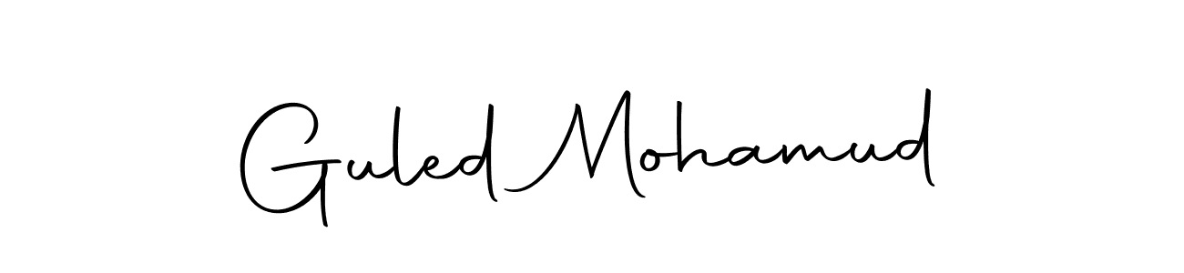 Autography-DOLnW is a professional signature style that is perfect for those who want to add a touch of class to their signature. It is also a great choice for those who want to make their signature more unique. Get Guled Mohamud name to fancy signature for free. Guled Mohamud signature style 10 images and pictures png