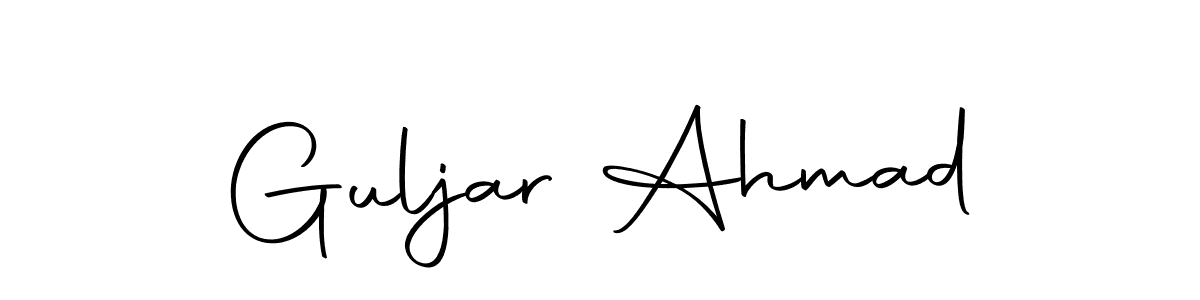 Design your own signature with our free online signature maker. With this signature software, you can create a handwritten (Autography-DOLnW) signature for name Guljar Ahmad. Guljar Ahmad signature style 10 images and pictures png