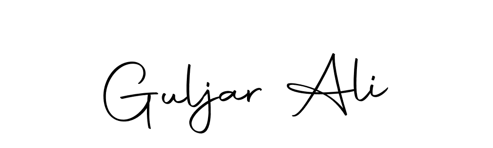 Make a beautiful signature design for name Guljar Ali. Use this online signature maker to create a handwritten signature for free. Guljar Ali signature style 10 images and pictures png