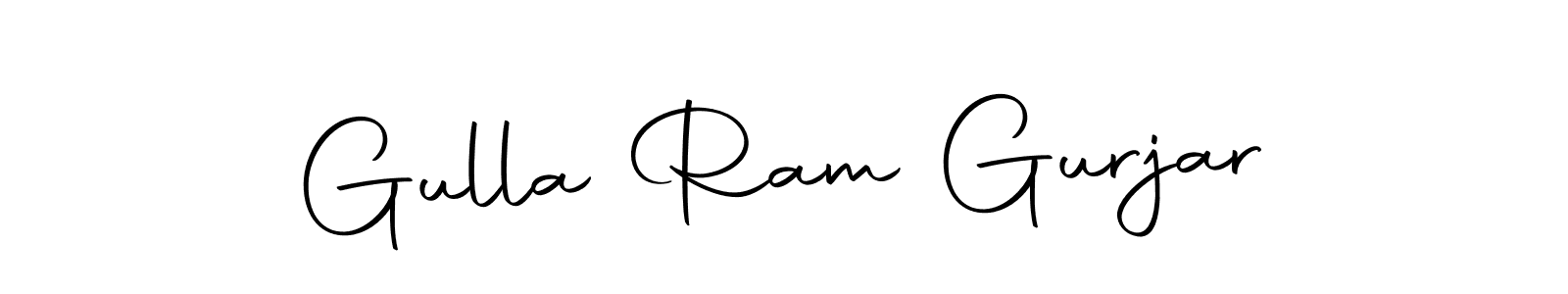 The best way (Autography-DOLnW) to make a short signature is to pick only two or three words in your name. The name Gulla Ram Gurjar include a total of six letters. For converting this name. Gulla Ram Gurjar signature style 10 images and pictures png