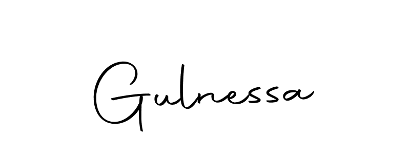 Make a beautiful signature design for name Gulnessa. With this signature (Autography-DOLnW) style, you can create a handwritten signature for free. Gulnessa signature style 10 images and pictures png