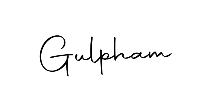 You should practise on your own different ways (Autography-DOLnW) to write your name (Gulpham) in signature. don't let someone else do it for you. Gulpham signature style 10 images and pictures png