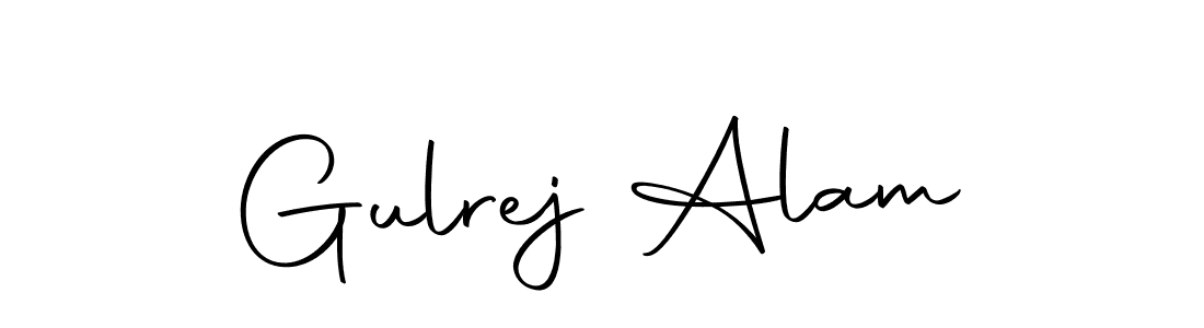 You can use this online signature creator to create a handwritten signature for the name Gulrej Alam. This is the best online autograph maker. Gulrej Alam signature style 10 images and pictures png