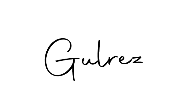 How to make Gulrez name signature. Use Autography-DOLnW style for creating short signs online. This is the latest handwritten sign. Gulrez signature style 10 images and pictures png