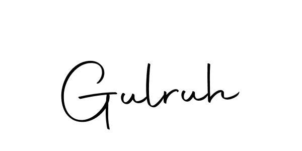 Design your own signature with our free online signature maker. With this signature software, you can create a handwritten (Autography-DOLnW) signature for name Gulruh. Gulruh signature style 10 images and pictures png