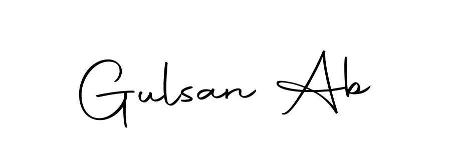 Also You can easily find your signature by using the search form. We will create Gulsan Ab name handwritten signature images for you free of cost using Autography-DOLnW sign style. Gulsan Ab signature style 10 images and pictures png