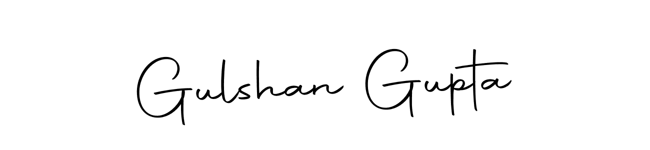 How to make Gulshan Gupta name signature. Use Autography-DOLnW style for creating short signs online. This is the latest handwritten sign. Gulshan Gupta signature style 10 images and pictures png
