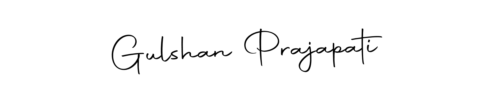 How to make Gulshan Prajapati signature? Autography-DOLnW is a professional autograph style. Create handwritten signature for Gulshan Prajapati name. Gulshan Prajapati signature style 10 images and pictures png