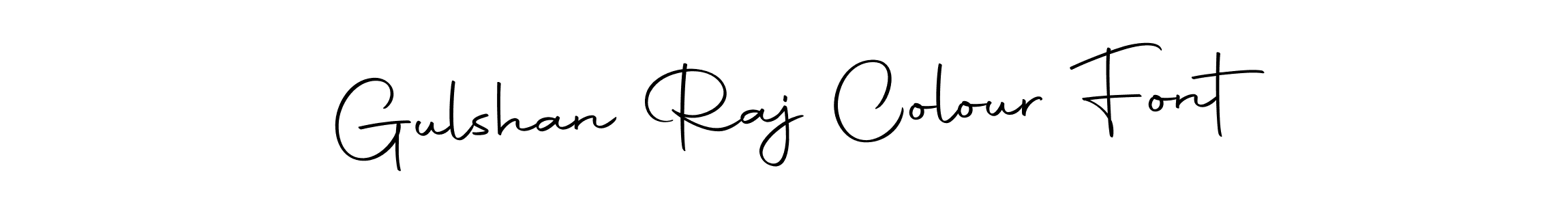 Create a beautiful signature design for name Gulshan Raj Colour Font. With this signature (Autography-DOLnW) fonts, you can make a handwritten signature for free. Gulshan Raj Colour Font signature style 10 images and pictures png