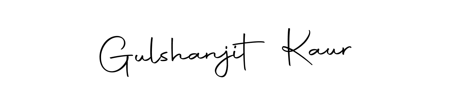 Create a beautiful signature design for name Gulshanjit Kaur. With this signature (Autography-DOLnW) fonts, you can make a handwritten signature for free. Gulshanjit Kaur signature style 10 images and pictures png