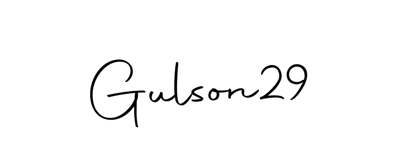 How to make Gulson29 signature? Autography-DOLnW is a professional autograph style. Create handwritten signature for Gulson29 name. Gulson29 signature style 10 images and pictures png