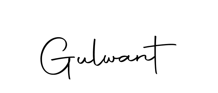 Design your own signature with our free online signature maker. With this signature software, you can create a handwritten (Autography-DOLnW) signature for name Gulwant. Gulwant signature style 10 images and pictures png