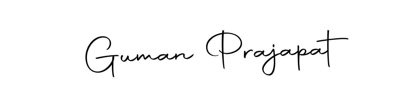 Here are the top 10 professional signature styles for the name Guman Prajapat. These are the best autograph styles you can use for your name. Guman Prajapat signature style 10 images and pictures png
