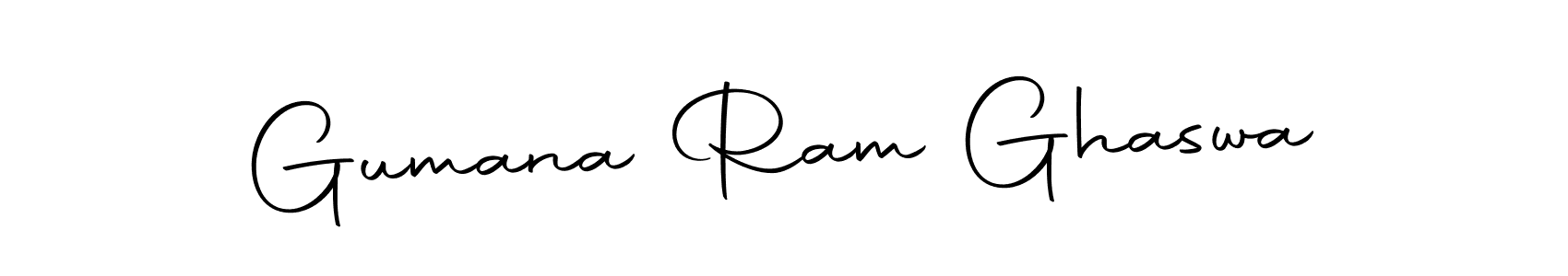 Make a short Gumana Ram Ghaswa signature style. Manage your documents anywhere anytime using Autography-DOLnW. Create and add eSignatures, submit forms, share and send files easily. Gumana Ram Ghaswa signature style 10 images and pictures png