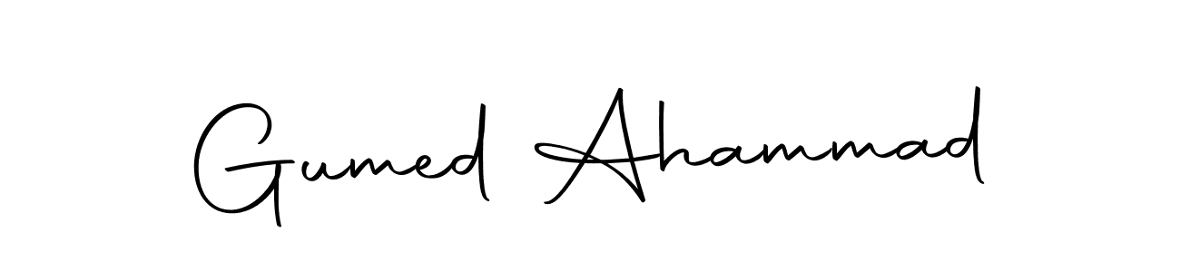 Also we have Gumed Ahammad name is the best signature style. Create professional handwritten signature collection using Autography-DOLnW autograph style. Gumed Ahammad signature style 10 images and pictures png