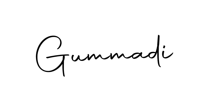 Create a beautiful signature design for name Gummadi. With this signature (Autography-DOLnW) fonts, you can make a handwritten signature for free. Gummadi signature style 10 images and pictures png