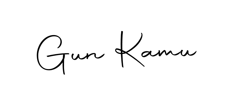 It looks lik you need a new signature style for name Gun Kamu. Design unique handwritten (Autography-DOLnW) signature with our free signature maker in just a few clicks. Gun Kamu signature style 10 images and pictures png