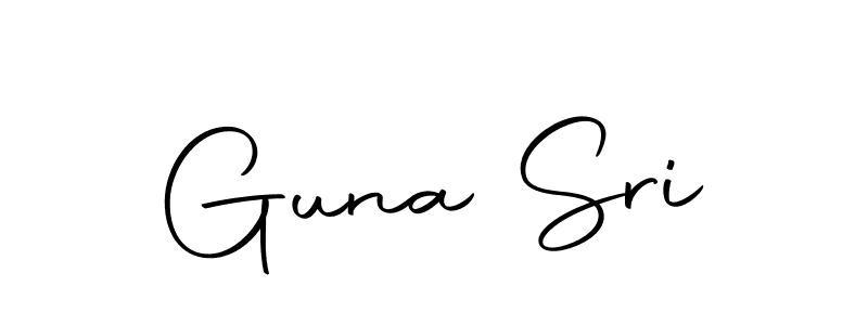Create a beautiful signature design for name Guna Sri. With this signature (Autography-DOLnW) fonts, you can make a handwritten signature for free. Guna Sri signature style 10 images and pictures png