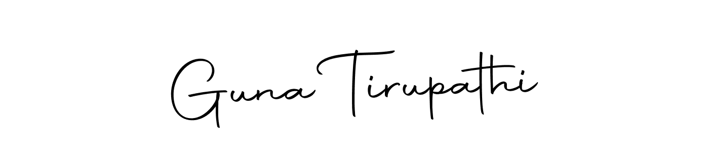 Autography-DOLnW is a professional signature style that is perfect for those who want to add a touch of class to their signature. It is also a great choice for those who want to make their signature more unique. Get Guna Tirupathi name to fancy signature for free. Guna Tirupathi signature style 10 images and pictures png
