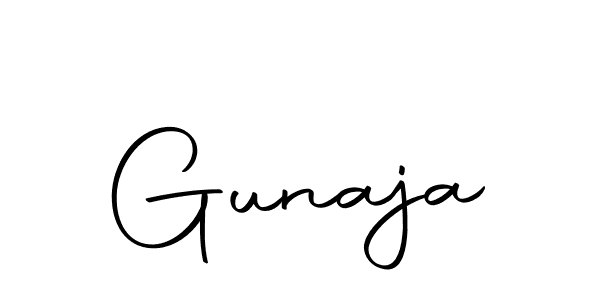 How to make Gunaja name signature. Use Autography-DOLnW style for creating short signs online. This is the latest handwritten sign. Gunaja signature style 10 images and pictures png